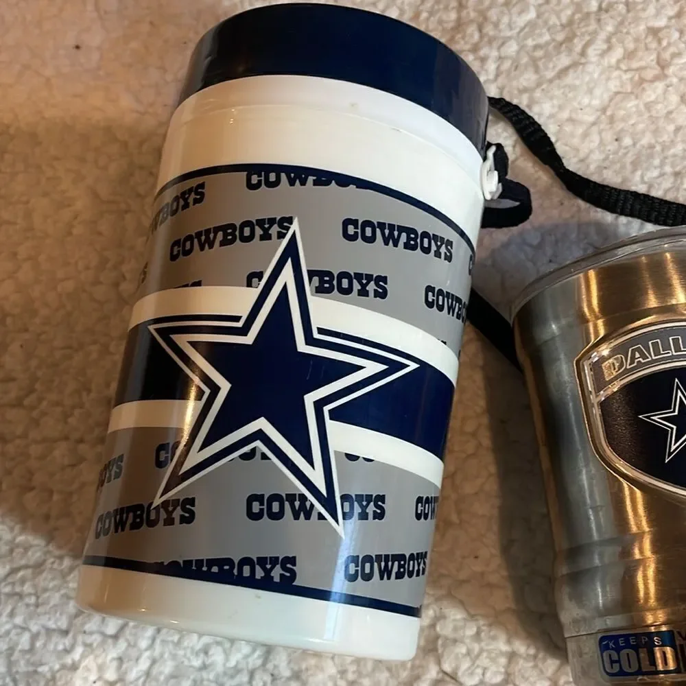 Dallas cowboy cup drinking cup bundle